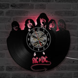 AC/DC Vinyl-shaped Wall Clock