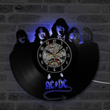 AC/DC Vinyl-shaped Wall Clock