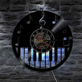 Piano LP-shaped Wall Clock