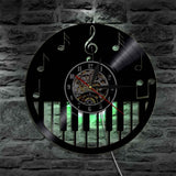 Piano LP-shaped Wall Clock