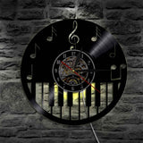 Piano LP-shaped Wall Clock