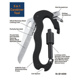 Aluminum Carabiner Multi-Tool