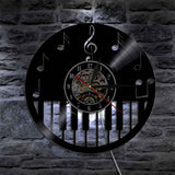 Piano LP-shaped Wall Clock