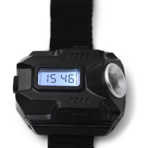 Portable LED Wrist Watch with Flashlight
