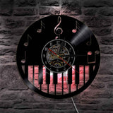 Piano LP-shaped Wall Clock