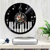 Piano LP-shaped Wall Clock