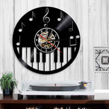 Piano LP-shaped Wall Clock
