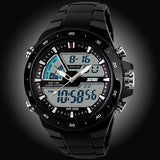 50M Waterproof Men's Digital Analog Shockproof Sports Watch