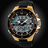 50M Waterproof Men's Digital Analog Shockproof Sports Watch