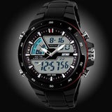 50M Waterproof Men's Digital Analog Shockproof Sports Watch