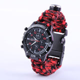 6 in 1 Survival Paracord Bracelet and Watch