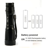 Waterproof Zoom Tactical Flashlight Bonus Deal