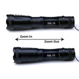 Waterproof Zoom Tactical Flashlight Bonus Deal