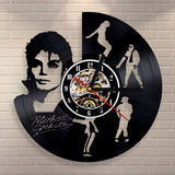 Michael Jackson Vinyl-shaped Wall Clock