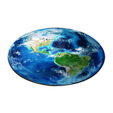 3D Earth Round Carpet